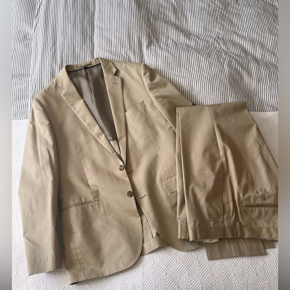J Crew Ludlow Slim Fit Italian Chino Suit